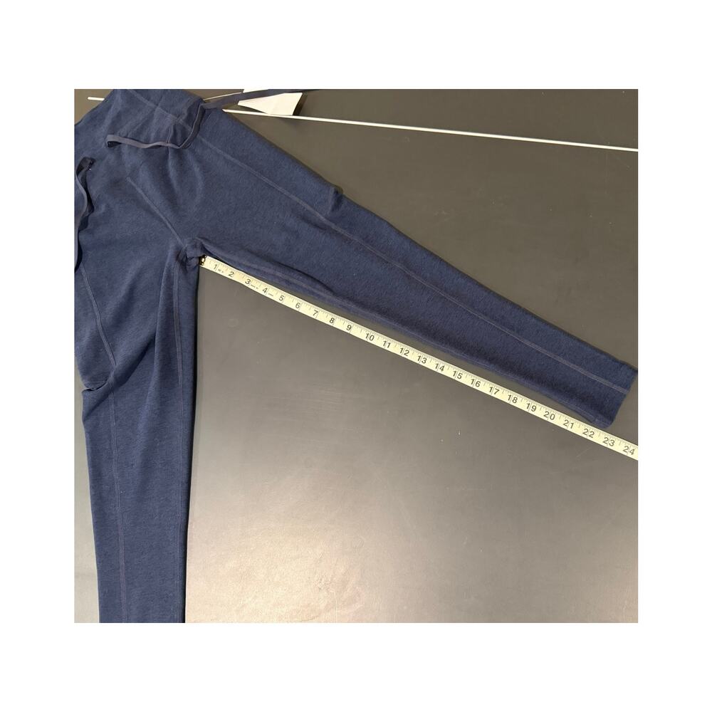 New! Beyond Yoga Spacedye Go Pocket Midi Legging Nocturnal Navy Small drawstring - Picture 8 of 8